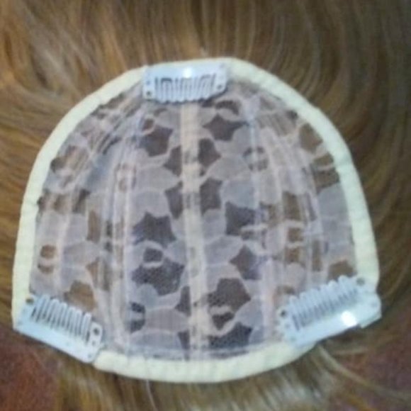 Clip In Synthetic Hair Topper With Bangs main image 6